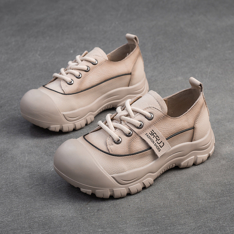 Women Minimalist Soft Leather Comfort Casual Shoes Newgew Shoes