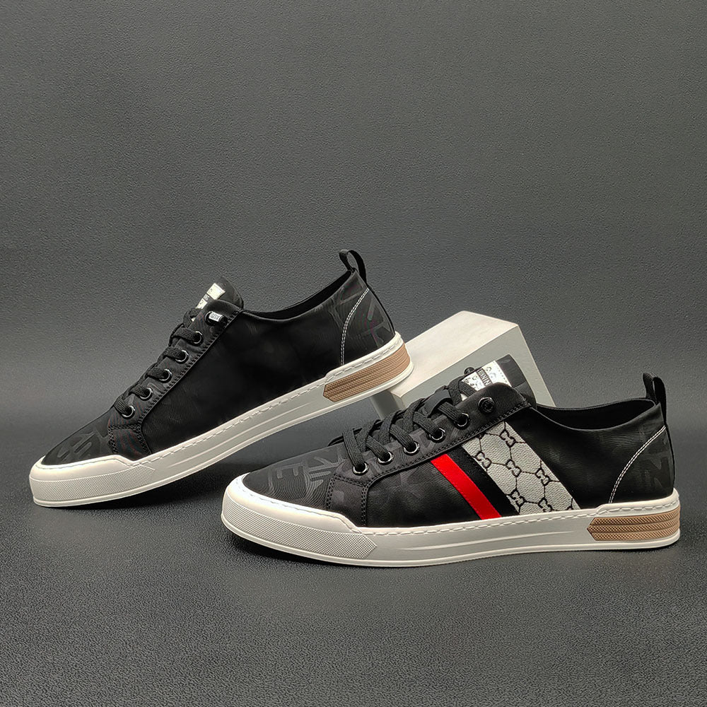 Men Fashion Breathable Canvas Flat Casual Shoes Newgew Shoes