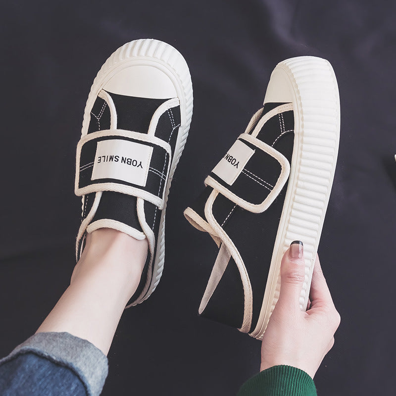 Korean Style Magic Stick Female Canvas Shoes Newgew