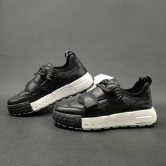 Men Retro Minimalist Leather Casual Shoes Newgew Shoes