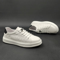 Men Fashion Minimalist Leather Breathable Casual Shoes Newgew Shoes
