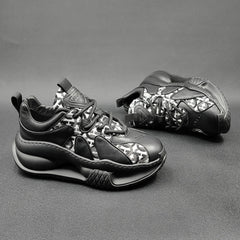 Men Stylish Fashion Patchwork Thick Soled Casual Shoes Newgew Shoes