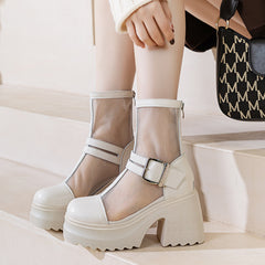 Thin Breathable Thick Sole Women's Boots Newgew