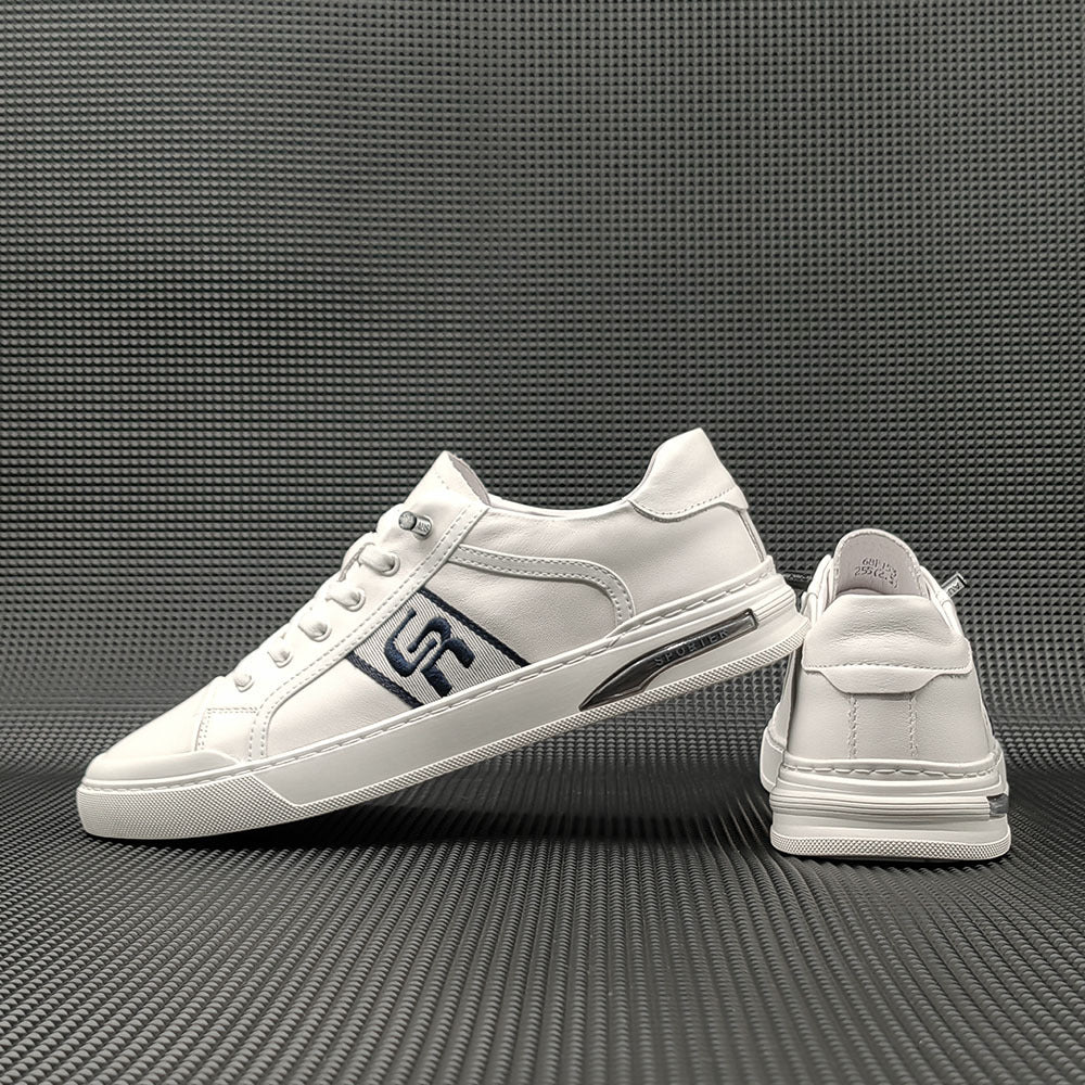 Men Fashion Soft Leather Flat Casual Shoes Newgew Shoes