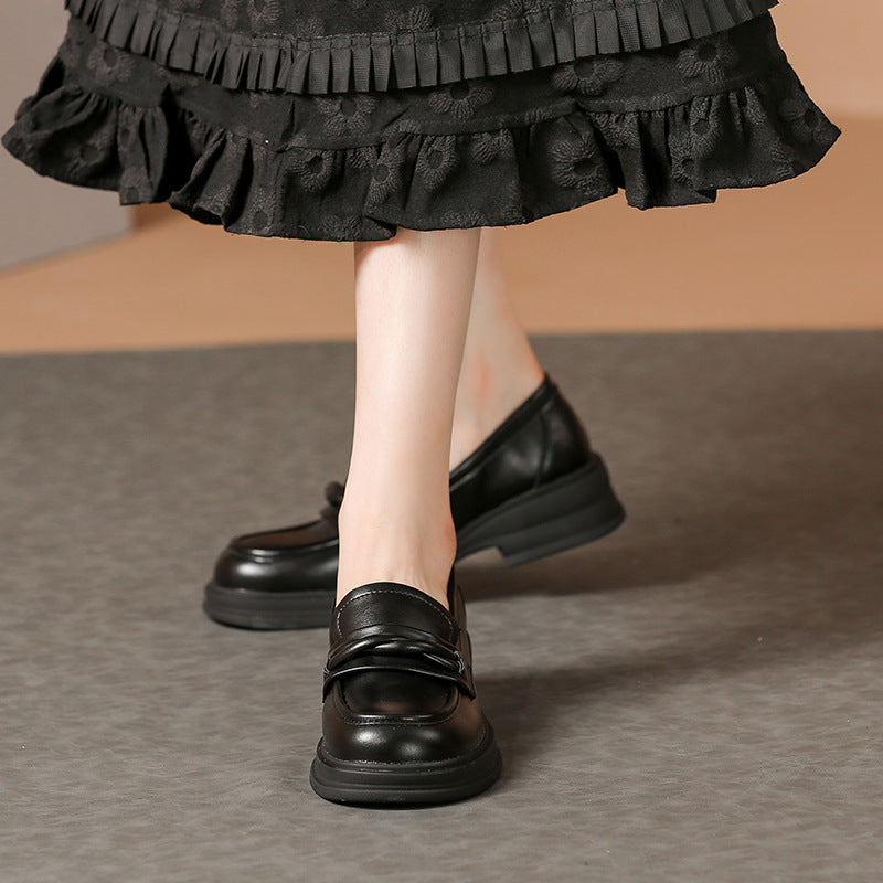 Women Minimalist Soft Round Head Casual Loafers Newgew Shoes