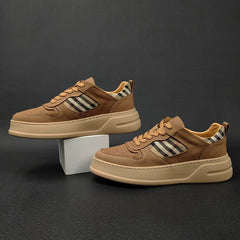 Men Fashion Patchwork Breathable Flat Casual Shoes Newgew Shoes