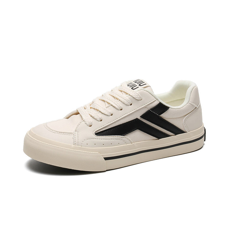 Men Fashion Patchwork Canvas Casual Skate Shoes Newgew Shoes