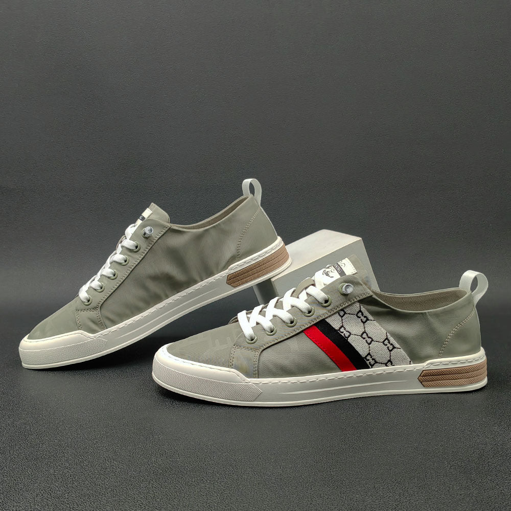 Men Fashion Breathable Canvas Flat Casual Shoes Newgew Shoes