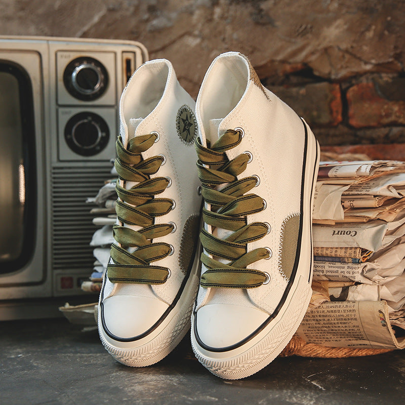 Creative Beautiful Women's Spring Beggar Female Canvas Shoes Newgew