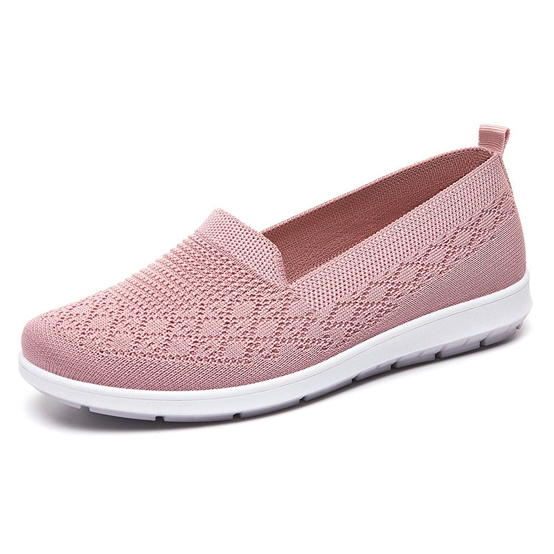 Women's Cloth Breathable Flat Soft Bottom Canvas Shoes Newgew