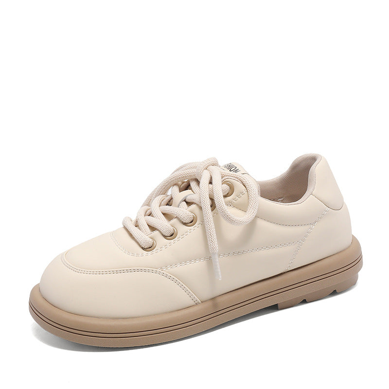 Women Minimalist Soft Leather Flat Casual Shoes Newgew Shoes