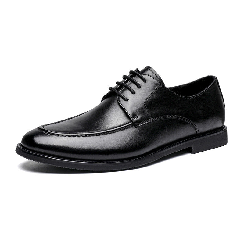 Men Retro Classic Cowhide Casual Oxford Shoes Newgew Shoes