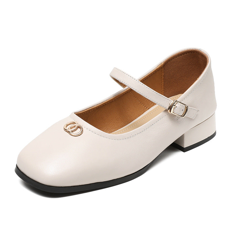 Women Handmade Leather Minimalist Casual Shoes Newgew Shoes