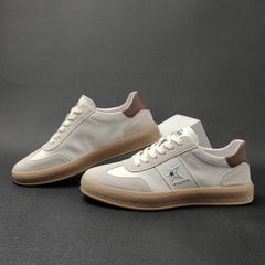 Men Soft Leather Fashion Flat Casual Shoes Newgew Shoes