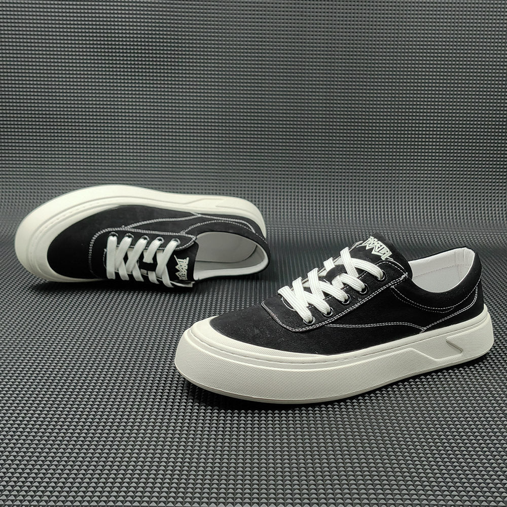 Men Fashion Breathable Canvas Flat Casual Shoes Newgew Shoes