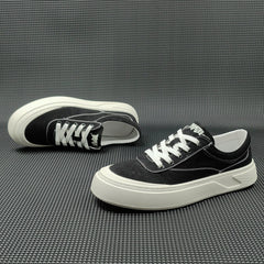Men Fashion Breathable Canvas Flat Casual Shoes Newgew Shoes