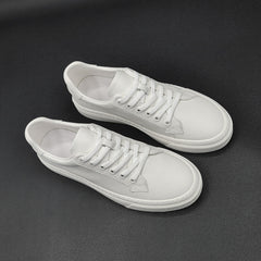 Men Minimalism Pure Leather Fashion Flat Casual Shoes Newgew Shoes