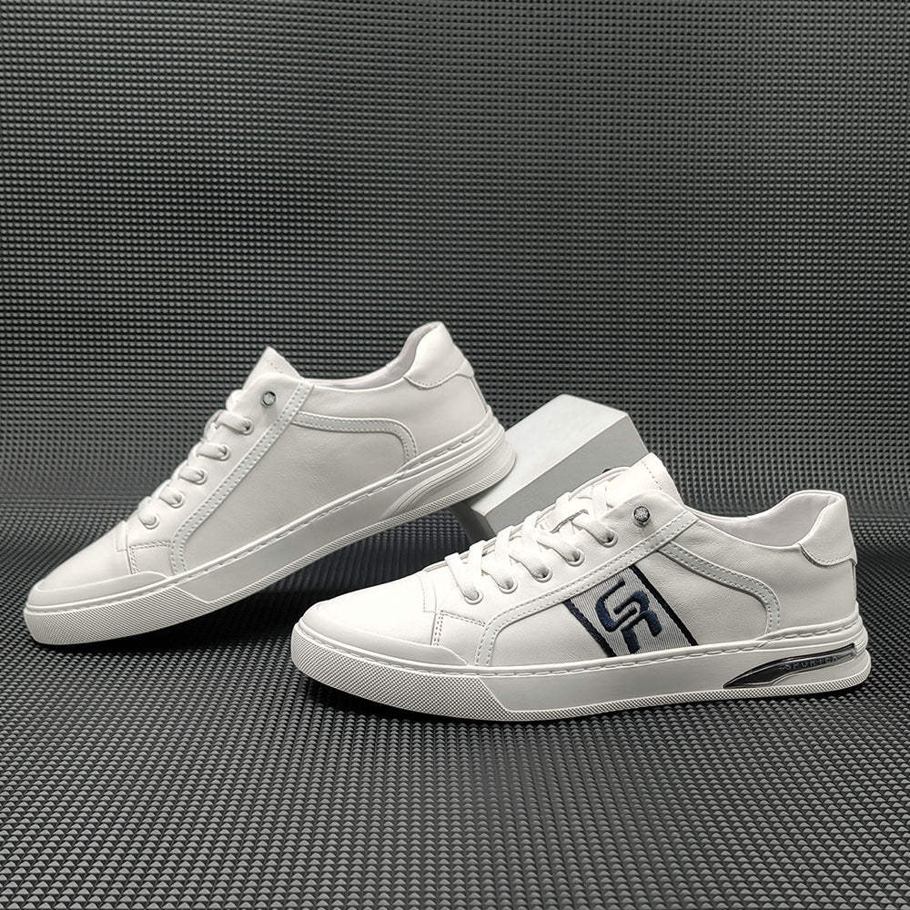 Men Fashion Soft Leather Flat Casual Shoes Newgew Shoes