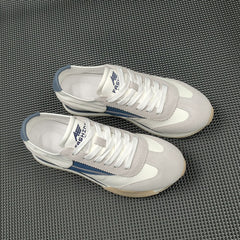 Men Fashion Patchwork Suede Breathable Soft Casual Shoes Newgew Shoes