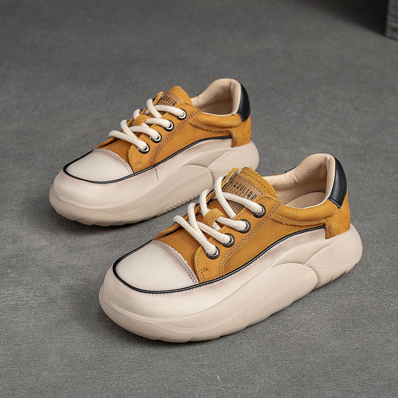 Women Leisure Stylish Leather Casual Shoes Newgew Shoes