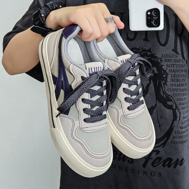 Men Fashion Breathable Canvas Flat Casual Shoes Newgew Shoes