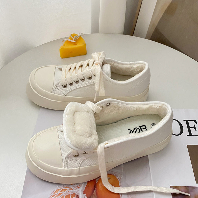 Height Increasing Female Street Shooting Ugly Canvas Shoes Newgew