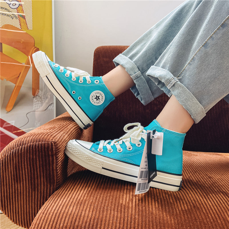 Slouchy Attractive Unique Women's Korean Versatile Canvas Shoes Newgew