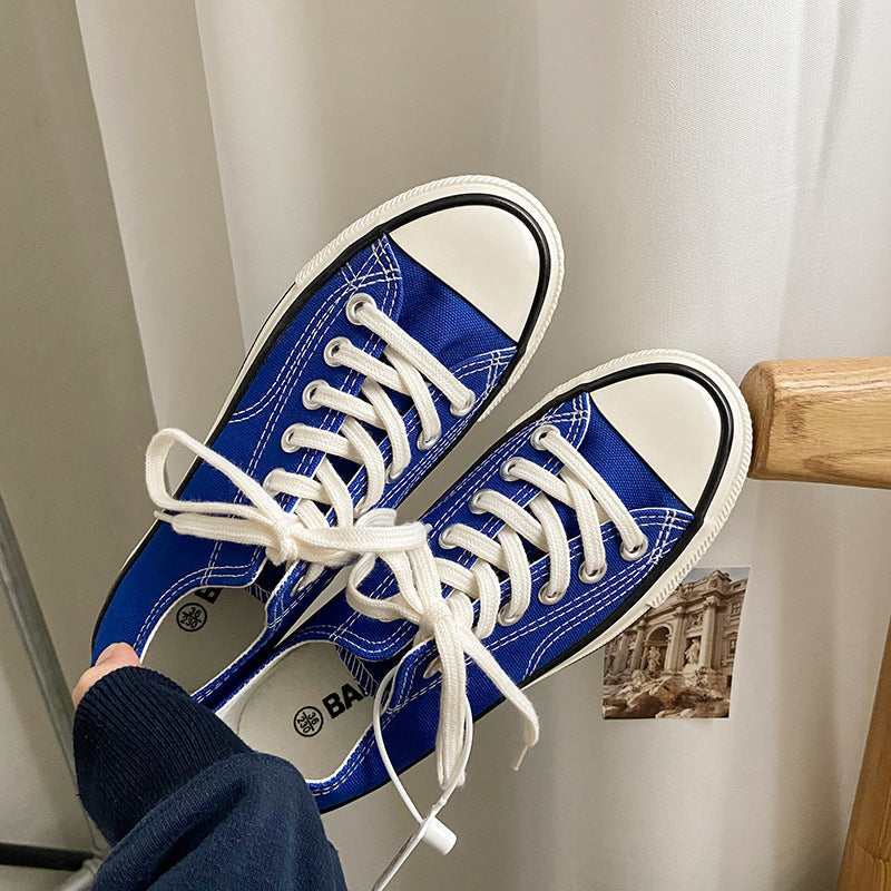 Elegant Fairy Pink Female Korean Board Canvas Shoes Newgew