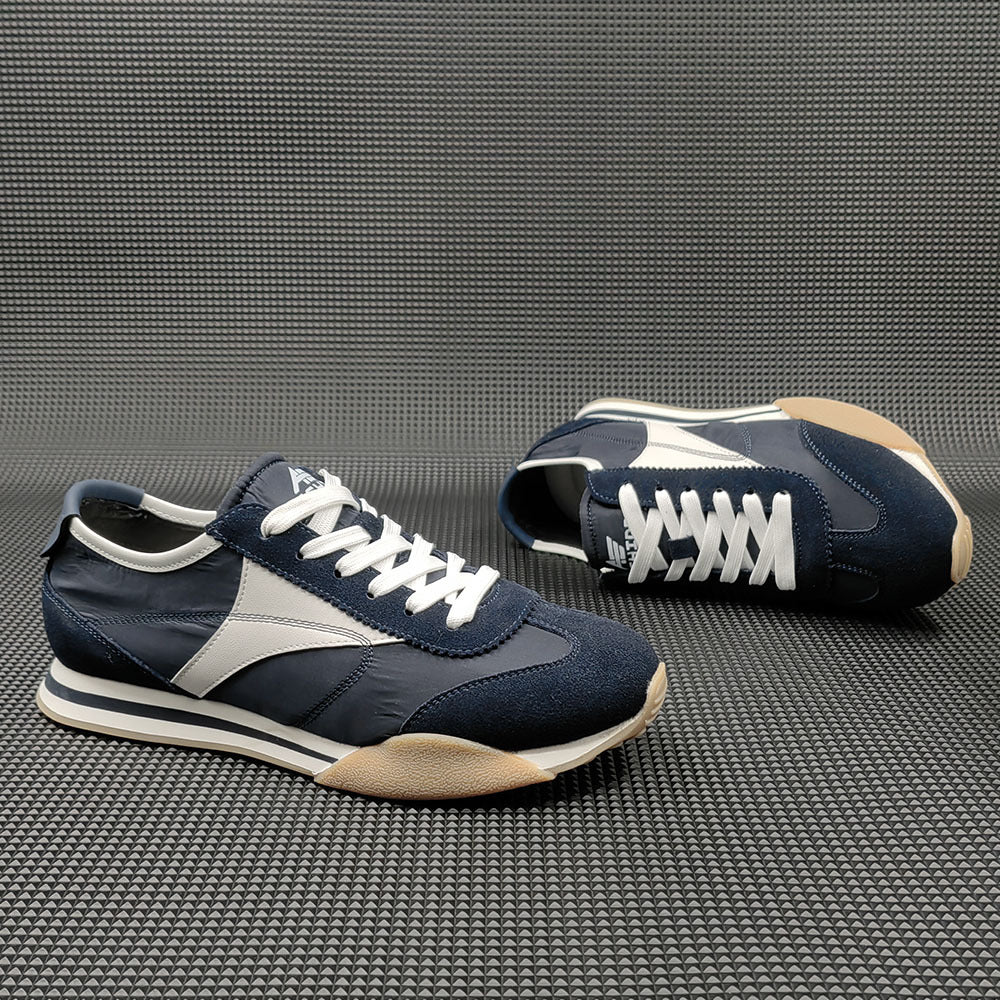 Men Fashion Patchwork Suede Breathable Soft Casual Shoes Newgew Shoes