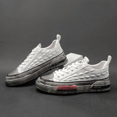 Men Fashion Leather Flat Casual Shoes Newgew Shoes
