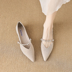 Women Casual Fashion Pointed Toe Flats Newgew Shoes