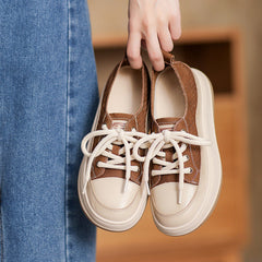 Women Breathable Soft Hollow Leather Casual Shoes Newgew Shoes