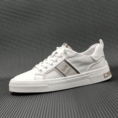 Men Casual Fashion Leather Comfort Flat Shoes Newgew Shoes
