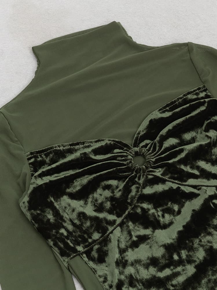 Long Sleeve Mesh Dress Newgew Dresses