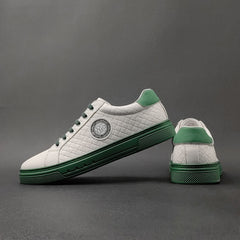 Men Leather Fashion Leather Flat Casual Shoes Newgew Shoes