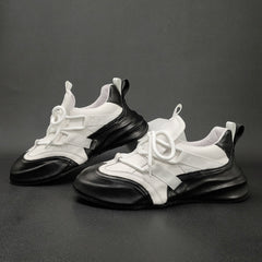 Men Minimalist Fashion Leather Casual Shoes Newgew Shoes