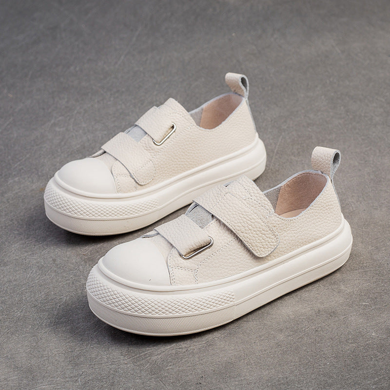 Women Minimalist Soft Leather Flat Casual Shoes Newgew Shoes
