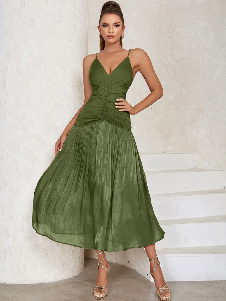 Strappy Ruched Fairy Dress Newgew Dresses