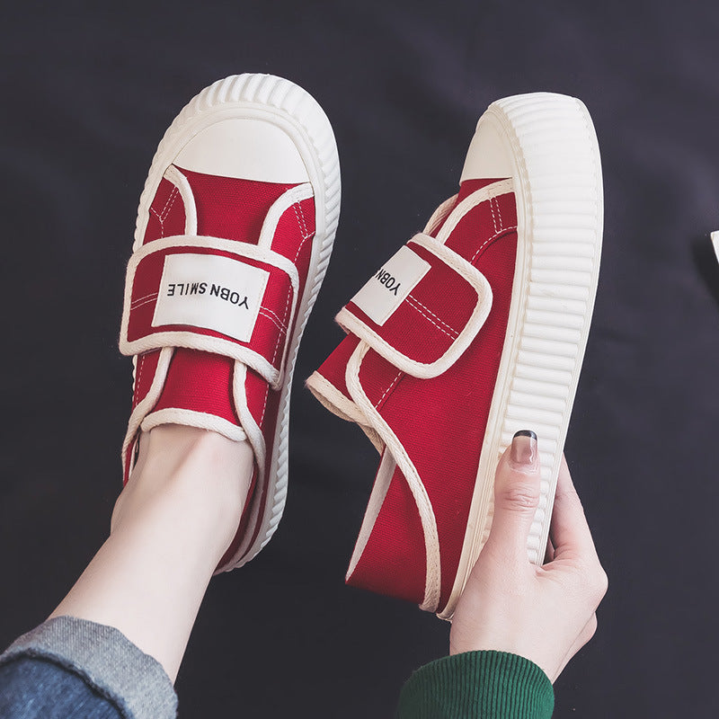 Korean Style Magic Stick Female Canvas Shoes Newgew