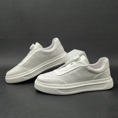 Men Minimalist Fashion Breathable Leather Casual Shoes Newgew Shoes