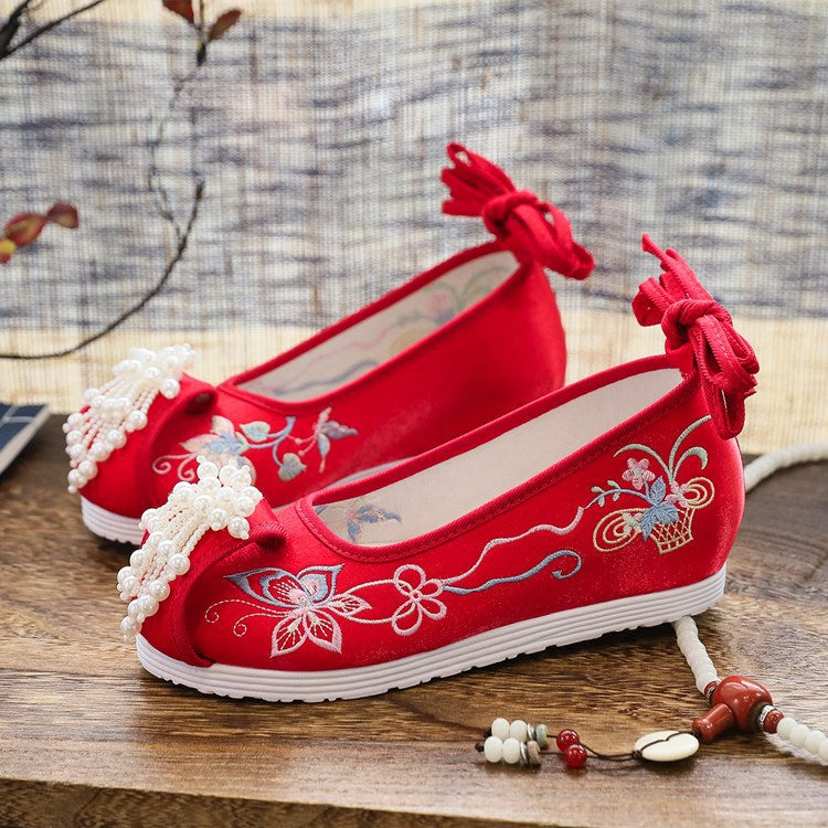 Women's For Han Chinese Clothing Invisible Canvas Shoes Newgew
