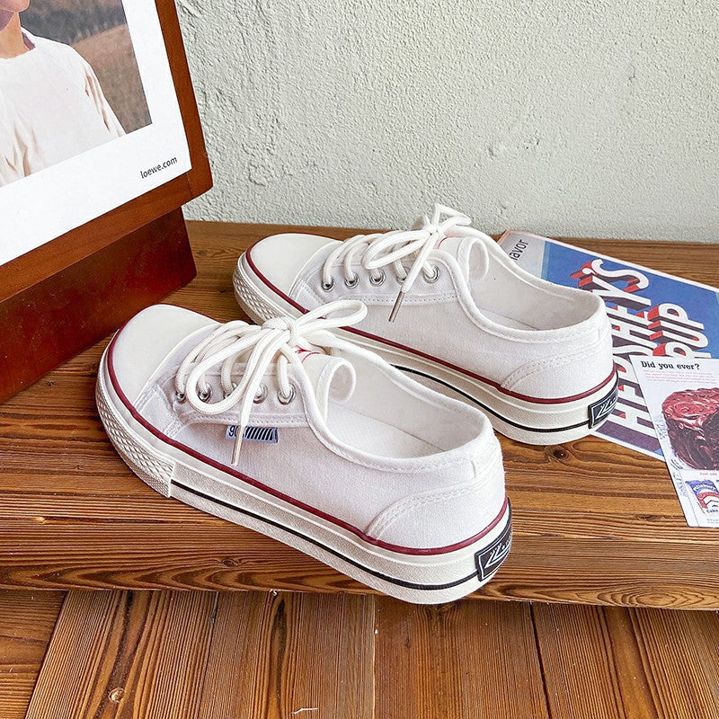 Stylish Women's Mango Toe Korean Canvas Shoes Newgew