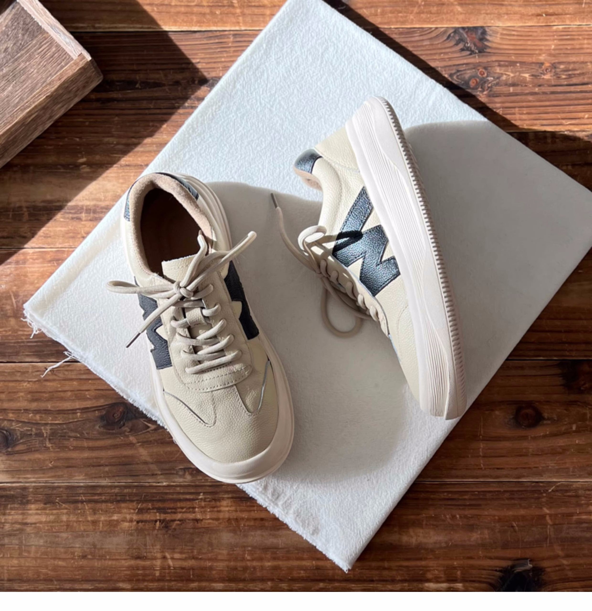 Women Fashion Leather Casual Training Shoes Newgew Shoes