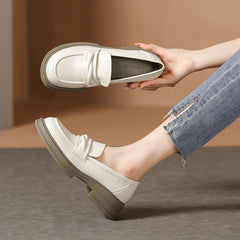 Women Minimalist Soft Round Head Casual Loafers Newgew Shoes