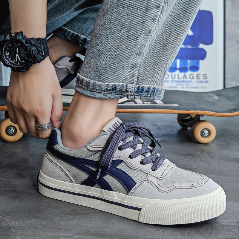 Men Fashion Breathable Canvas Flat Casual Shoes Newgew Shoes