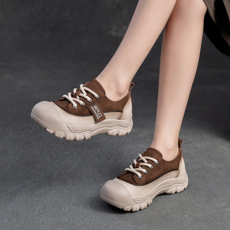 Women Minimalist Soft Leather Comfort Casual Shoes Newgew Shoes