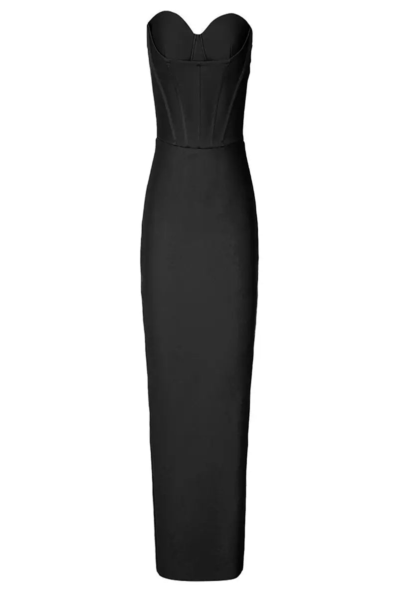 Strapless Bandage Midi Dress Newgew Dresses