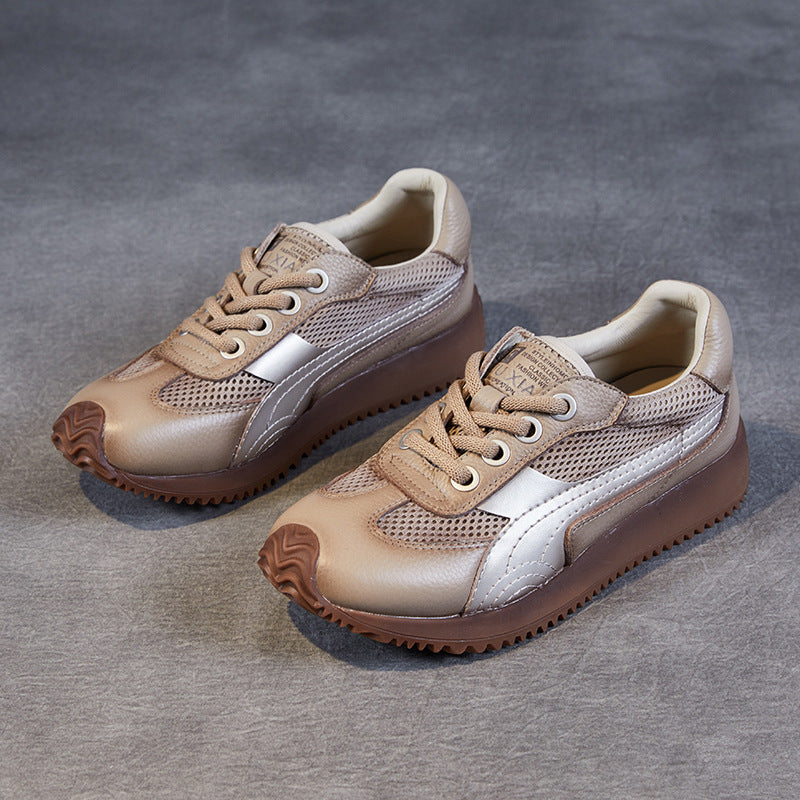 Women Retro Breathable Mesh Casual Training Sneakers Newgew Shoes