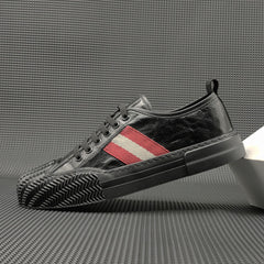 Men Minimalist Leather Flat Casual Shoes Newgew Shoes