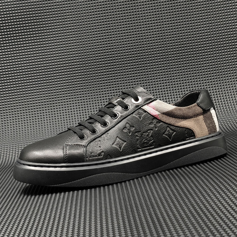 Men Color Matching Fashion Flat Casual Shoes Newgew Shoes